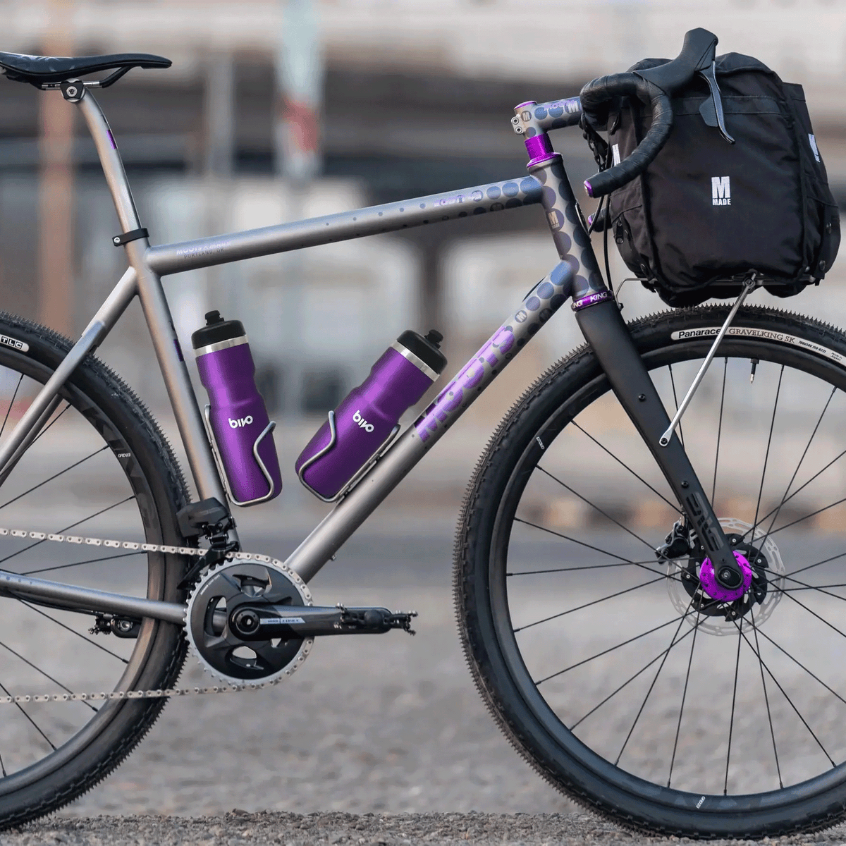 21 oz insulated - Bivo Trio (Metallic Purple)